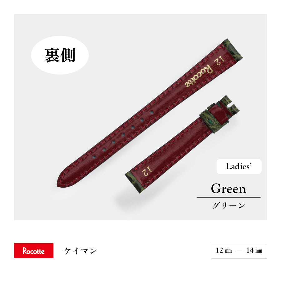 Rocotte ケイマン 婦人 グリーン(旧Rocotte カイマン)